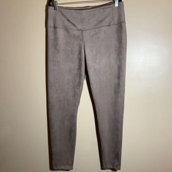 Maison Cinqcent Brown Suede Leggings NWT - Picture 1 of 5
